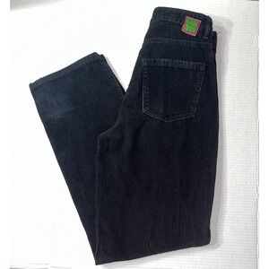 VTG Empyre Tori Corduroy Pants Women 0 Black  25x29.5 Baggy Skate 90s Dark Punk